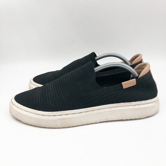 UGG Alameda Sammy Black Stretch Knit Slip On Sneakers Womens 7 - Picture 4 of 10